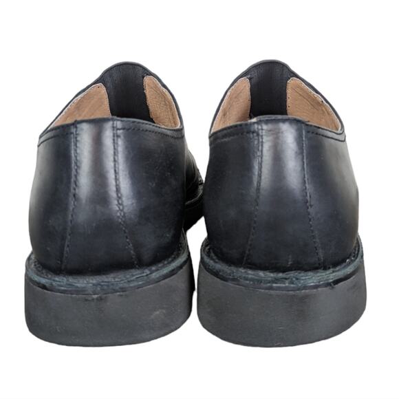 Vintage Foundry Co The Rossi Dress Shoes Leather Black Slip On Oxford Size 11 main image 6